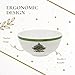 Spode Christmas Tree 6-Inch Melamine Bowls - Set of 4 Festive Bowls for Soup, Dessert & Holiday Dishes - Durable, Dishwasher Safe - Versatile Tableware for Indoor & Outdoor Christmas Gatherings
