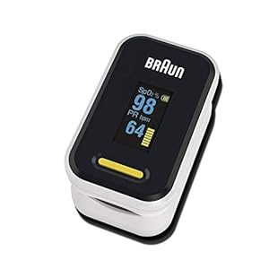 Braun Pulse Oximeter 1 (Oxygen Saturation, Blood Oxygen Levels, Clinically Accurate, Certified Medical Device) YK-81CEU