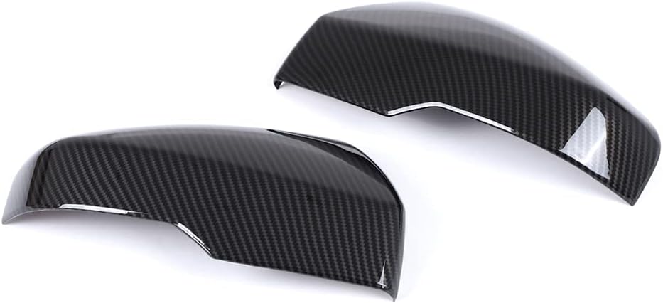 Car Side Mirror Decoration Cover Compatible with Subaru XV Forester Outback Legacy 2019-2022 2023 2024 2025 2026+,This Rear View Mirrors Cover Cap Cover trim is made of ABS. (Carbon Fiber)