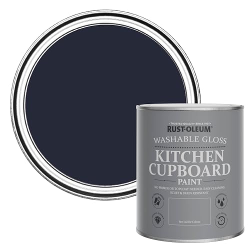 Rust-Oleum Blue Kitchen Cupboard Paint in Gloss Finish - Odyssey 750ml