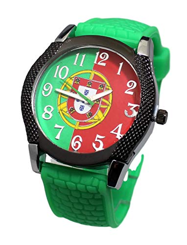 Coffret Cadeau Montre Homme Portugal CR7 + Portefeuille + Lampe Torche Champion Euro 2016 Cover