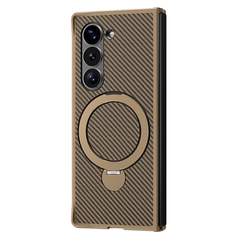 MEIXIAO(�~�J����) forSamsung Galaxy Z Fold 6�}�O�l�b�g�P�[�X�A��]�܂��݃u���P�b�g�J�o�[�Y�f�@�ۃe�N�X�`���X�N���[���J�����ی�P�[�X,��,ZFOLD6