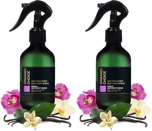 Organic Choice Air Freshener Vanilla & Velvet Orchid 200mL (Pack of 2)