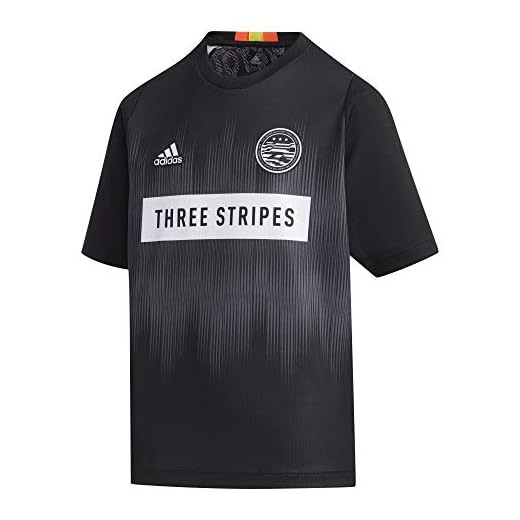 Adidas barn T-shirt-fm2897 t-shirt SVART 128