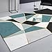 Produktbild LK-HOME Nordischer minimalistischer Teppich,Geeignet für Schlafzimmer Wohnzimmer Couchtisch Küche Restaurant dekorative Teppiche,Mosaikteppich aus Marmor mit unregelmäßiger Geometrie,160 * 230CM