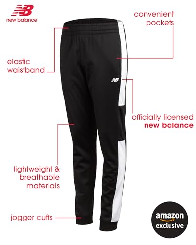 New Balance Boys' Sweatpants - 2 Pack Athletic Tricot Jogger Pants For Boys thumb #1