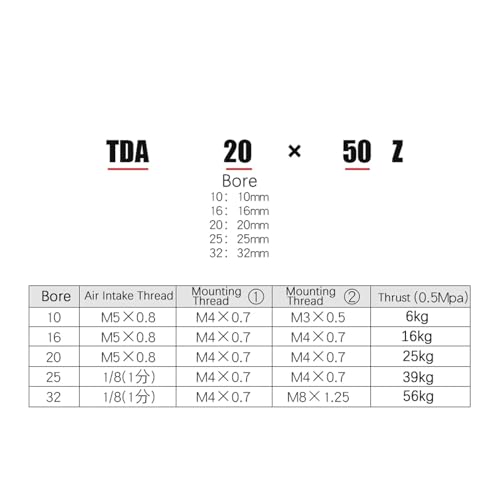 Vérin pneumatique TN25 anti-torsion pour automatisation compacte - 6