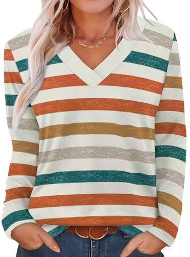 XIEERDUO Stripe Shirt Women Long Sleeve Tops Fall Fashion 2025