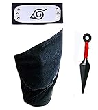 * Lieferumfang: 1 Packung Naruto Stirnbänder und 1 Packung Kunai und 1 Packung Maske.
