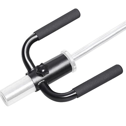 SYL Fitness Two Handle T Bar Row Landmine Attachment for Deadlifts Squats Pull Ups Back and Core Muscles, Fits 2-inch Olympic Barbell