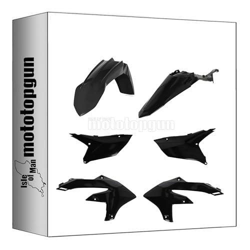 Kit cache carenage noir Acerbis 0026517.090 la finition premium pour Yamaha WR 450 F