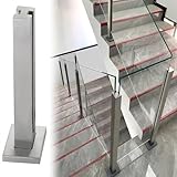 glas treppenhaus brandschutz Einfache Installation: Enthält ein komplettes Bodenmontage-Set mit Pfosten, Gummidichtung, Bodenabdeckung und Schrauben. Die Paneele können direkt in vorgebohrte Kanäle gesteckt werden, wodurch kein Bohren erforderlich ist