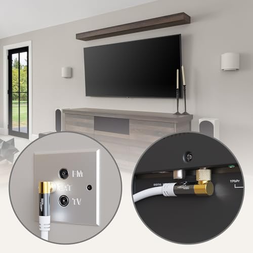 KabelDirekt – Kabel Antenowy, Koncentryczny, Sat – Kątowy 90° – 3 m – Kabel TV 4K, złącze F – Dostępny w długościach od 0,5 do 30 m (radio/TV, DVB-T, DVB-C, DVB-S/DVB-S2, internet, biały)