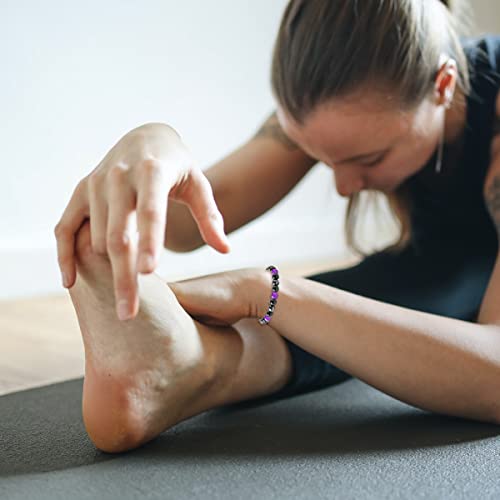 Bomail 10Pcs Triple Protection Bracelet - Hematite Black Obsidian Tiger Eye Stone Beaded Bracelets Set For Women Men Stress Relief Anxiety Healing Yoga Stretch Bracelets For Bring Luck And Prosperity #TOP4