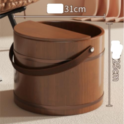 Spa de pies de madera con tapa miniatura 2