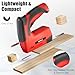 SHALL Electric Staple Gun, 2 in 1 Cordless Upholstery Stapler Nail Gun for Wood, 4V Rechargeable Brad Nailer Kit w/ 2500 Staples Nails, Staple Remover & Fast Charger for Crafts, DIY, Decoration