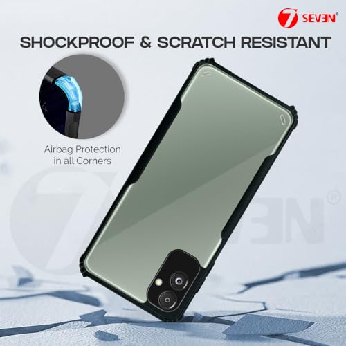 Image of 7SEVEN Ipacky Back Cover for Samsung F14 Mobile Back Case Shock Proof Design Camera Edges Protection Crystal Clear Phone Case Precise Cutouts Matte Black Soft Bumper Phone Cover