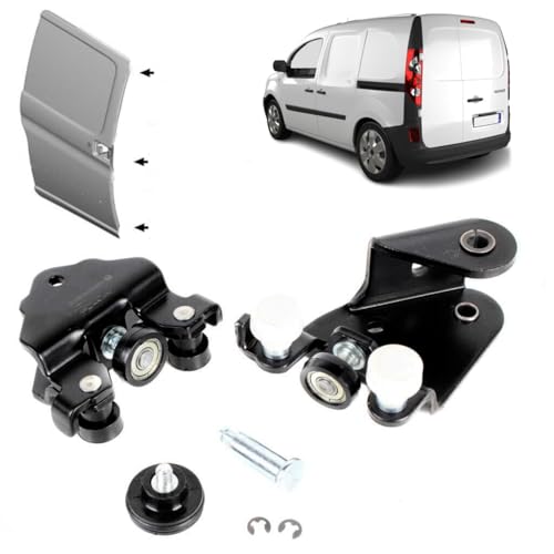 Galets de guidage pour charnière de porte gauche Kangoo 2 8200497763