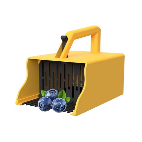 Blueberry Picker Tool with Comb,Berry Picker Rake with Metal Comb and Ergonomic Handle,Scoop Harvesting Tool for Blueberries Lingonberries Huckleberries Household Farm Supplies