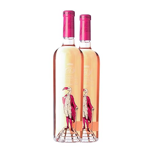 Conde de San Cristóbal Flamingo Rosé Tempranillo Ribera del Duero Joven 75 cl Vino rosado (Caja de 2 Botellas de 75 cl)