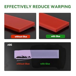 ENOMAKER Bamboo Lab 3D Printer Bed Adhesive,3D Print Glue for Hot Bed,Avoid Warping for Printing ABS,PLA,PETG,TPU on Various Build Plate with Stronger Adhesion,No Residue, Durable than Glue Stick-60ml