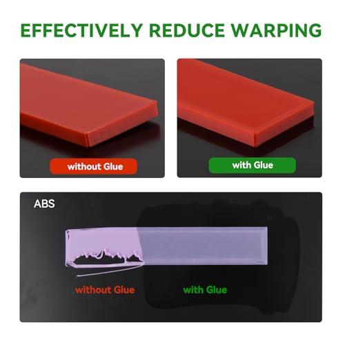 Bamboo Lab Orignal 3D Printer Bed Adhesive,3D Print Glue for Hot Bed,Avoid Warping for Printing ABS,PLA,PETG,TPU on Various Build Plate with Stronger Adhesion,No Residue, Durable Than Glue Stick-60ml