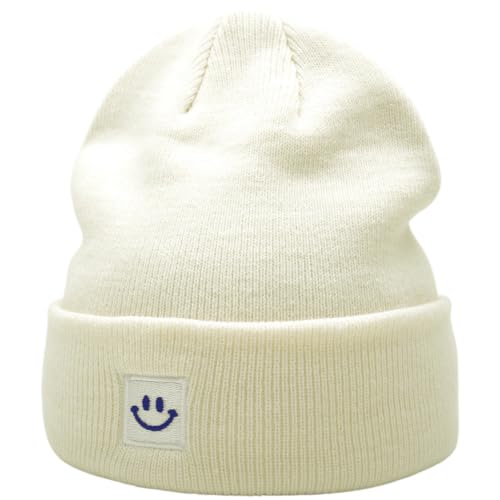 Image of 55cube Unisex Winter Beanie Hats Warm Thick Knit Cuffed Skullcaps