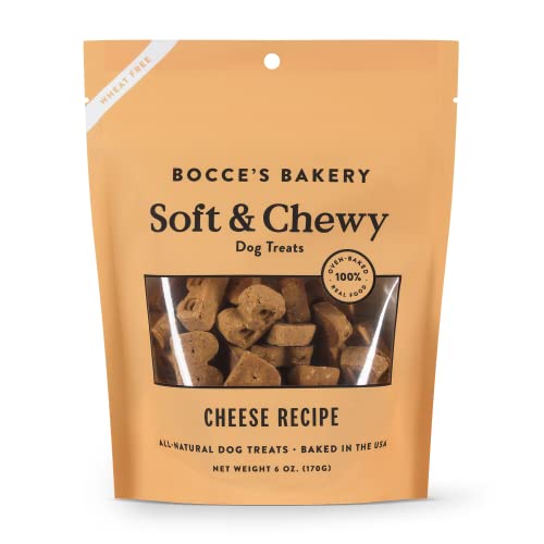 Bocces-Bakery-Oven-Baked-Cheese-Recipe-Treats-for-Dogs-Wheat-Free-Everyday-Dog-Treats-Made-with-Real-Ingredients-Baked-in-The-USA-All-Natural-Soft-Chewy-Cookies-Cheese-6-oz