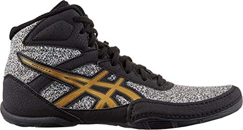 ASICS Kid's Matflex 6 GS Wrestling Shoes, White/Rich Gold, 3 M US Little Kid