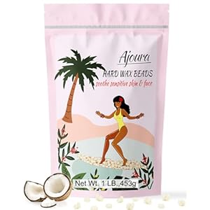 Ajoura 1lb Refill Wax Beans for Hai...