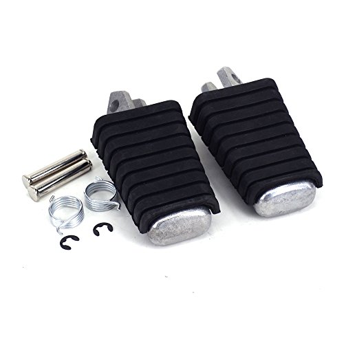 Estriberas de pie de motocicleta Reposapiés estriberas para Virago 125 XV125 250 XV250 400 XV400 XV500 535 XV535 750 XV750 1100 XV1100 Drag Star 125 XVS125 25 Cover