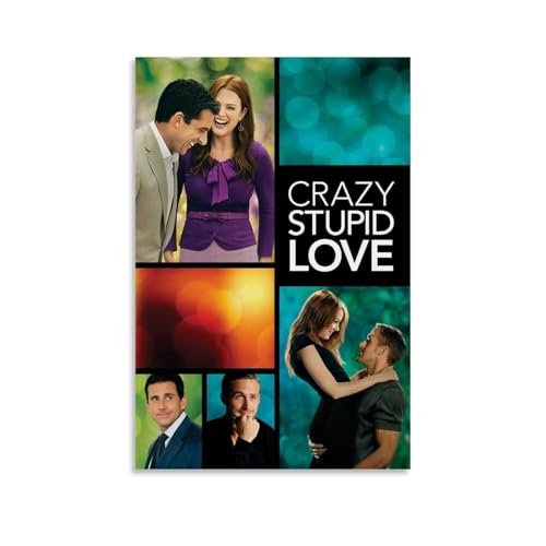 sdnkbro Póster decorativo de actor de película Crazy Stupid Love, póster decorativo para pared, decoración moderna de dormitorio, póster de 60 x 90 cm, estilo sin marco