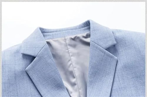 Men's Spring Thin Formal Wear Jackets Solid Single Breasted Business Slim Blazers2