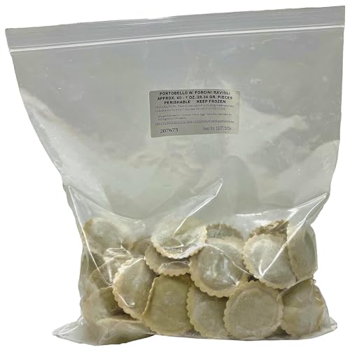 Cucina Della Cucina Portobello and Porcini Mushroom Ravioli, 120 Pieces,