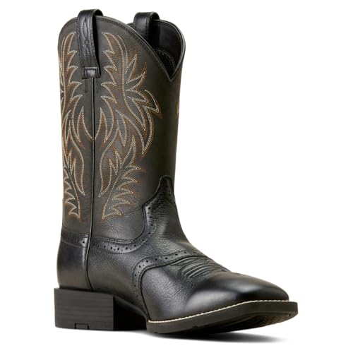 Ariat Arena Rebound Western Boots - Men's Wide Square Toe Leather Boot3