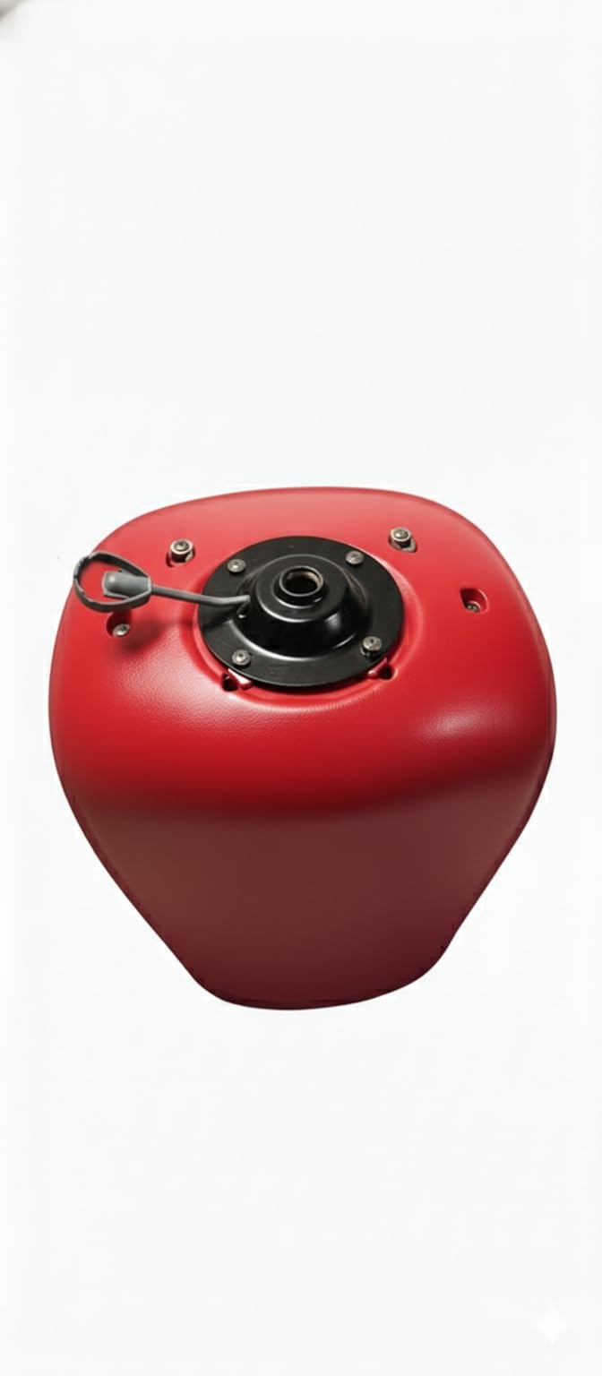 Modern Red Plastic Chair Seat with Cushion, Ergonomic Shell Design, Indoor Dining Room Furniture 2