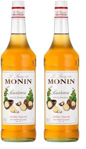 Monin Sirup Macadamia (1 x 1,0l) (Packung mit 2)