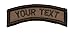 Customizable Text Tab Patch w/Velcro - Military/Morale - Coyote Brown