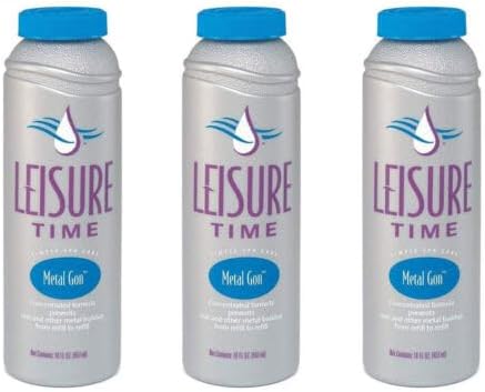 Replacement for fits Leisure Time Metal Gon 16oz Iron & Metal Stain Prevention in Hot Tubs & Spas 3pk