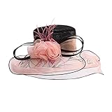 TDEOK Gorro de carnaval Daily Party Mujeres Té Boda Gorra de béisbol Recién Nacido Sombreros, Rosa., Talla única