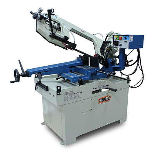 Baileigh 10-1/2" Variable-Speed Dual-Mitering Bandsaw, 2 HP, 220V 1Ph (Model BS-350M)