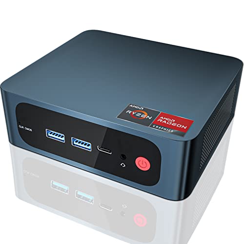 Mini PC Windows 11 Pro AMD Ryzen 7 3750H 16GB RAM 512GB SSD TRIGKEY S3 Gaming&Personal Mini Computer, Support Windows 10 Pro Desktop Computer, 4K@60hz Triple Display Dual HDMI+Type-C,WiFi 5, BT4.0