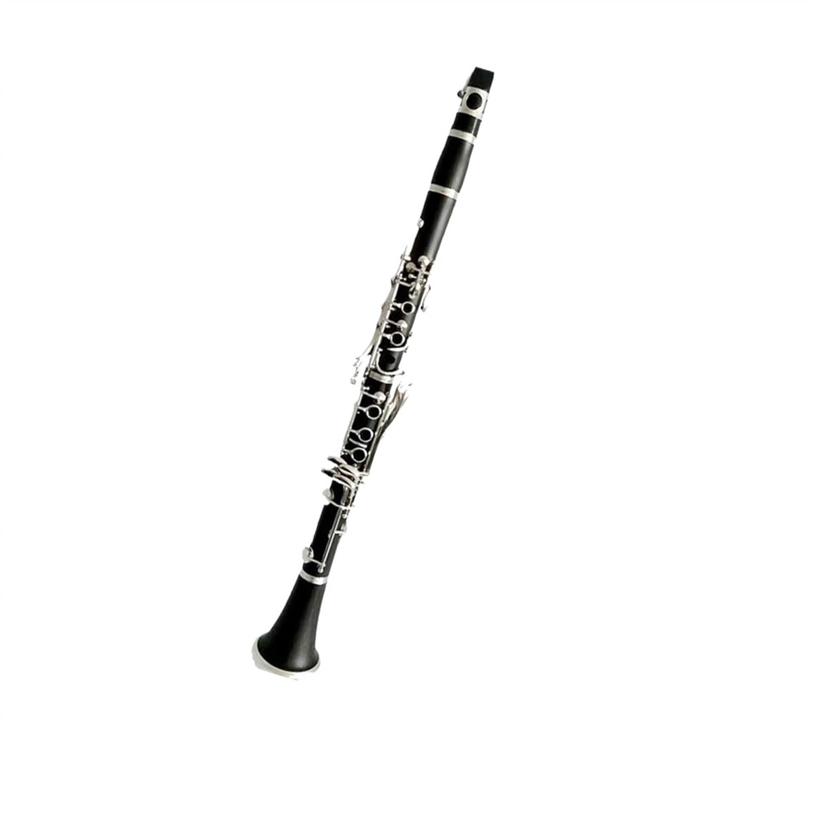Clarinetto In Legno Nichelato E Gomma Dura