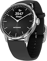 Withings Scanwatch Light Hybrid Smartwatch, 37mm, Black
