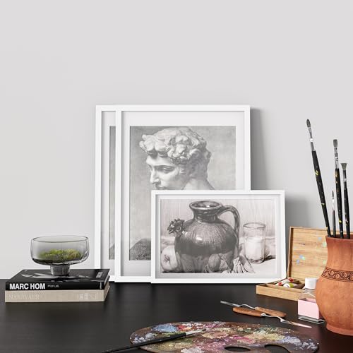 Image of Picrit 16x20 White Picture Frame, Poster Frame for Wall, 3 Pack