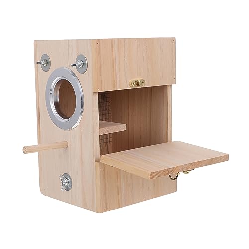 Gadpiparty 鳥の飼育箱 オウム用の鳥のおもちゃ 鳥の飼育舎 インコ用の鳥のおもちゃ 巣箱 鳥の家 ネスティング 鳥用品 オカメインコの繁殖巣 オウムの繁殖巣 鳥の木の巣 木の鳥の巣 木製
