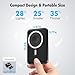 JYTIGV Wireless Portable Charger,3-in-1 Magnetic Power Bank 10000mAh with LED Display,22.5W Fast Charging Mag-Safe Battery Pack,Compatible with iPhone 15/14/13/12, Apple Watch Series, Airpods (Black)