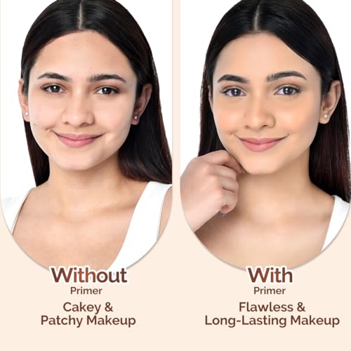 Mamaearth Glow Pore Blurring Primer with Vitamin C & Turmeric - 25 g| Enhances Skin’s Glow | Blurs Pores | Helps Makeup Last Long | Lightweight & Non-Greasy - Image 7