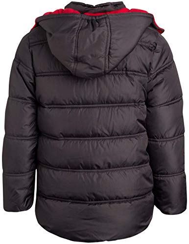 Wippette Boys\' 2-Piece Heavyweight Snowsuit with Puffer Jacket and Snow Bib Pants, Size 3T, Charcoal Camo