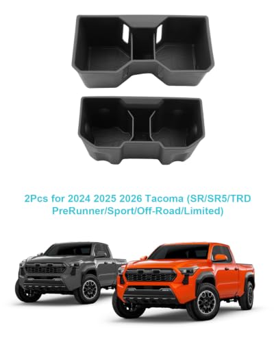 Image of CDEFG 2Pcs for 2026 2027 Toyota Tacoma Center Console Cup Holder Cover